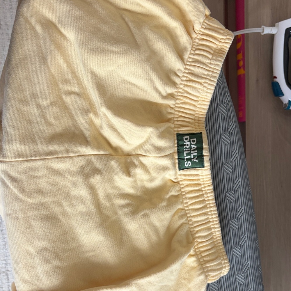 Daily Drills Yellow Sweatpants